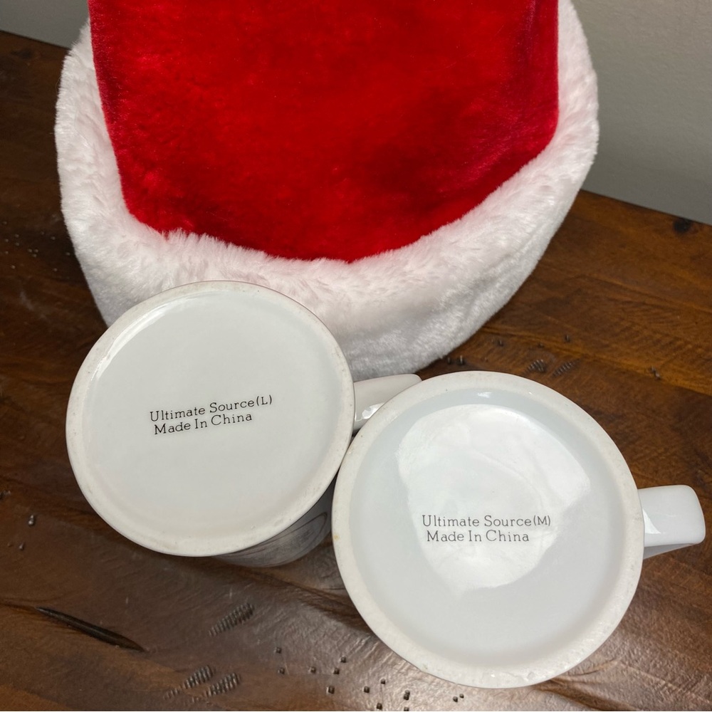 Coca-Cola Santa Mug Set of 2, Vintage - Picture 8 of 10